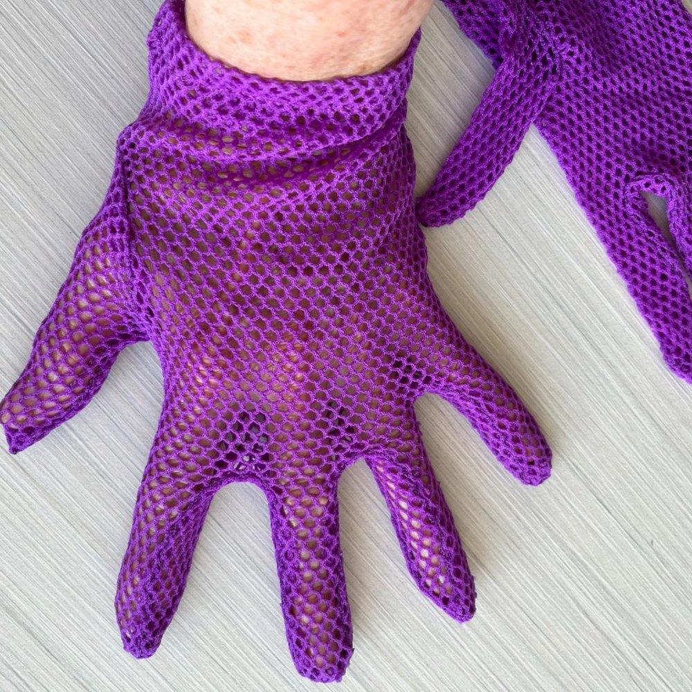 Halloween Fishnet gloves